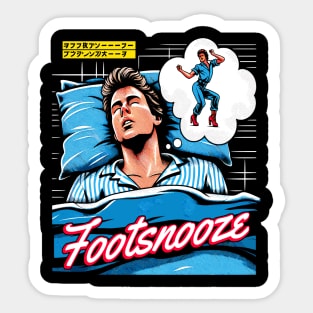 FootSnooze Sticker